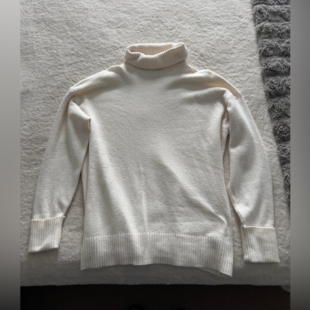 Old Navy Cream Cowl Neck Sweater